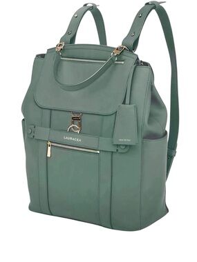 Lauracea Convertible Equine Backpack Tote Sage Green Khaki
